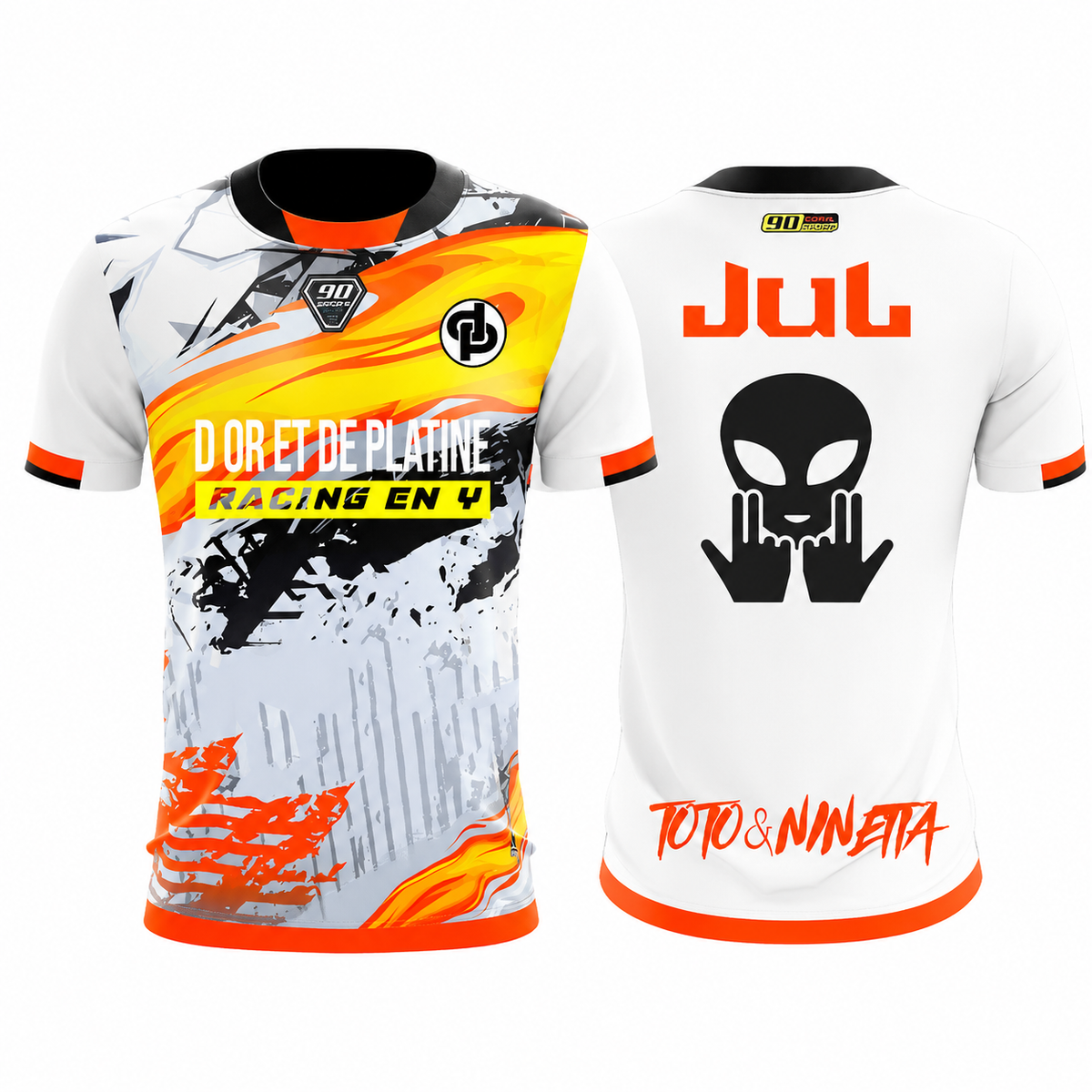 MAILLOT JUL ORANGE - TOTO & NINETTA
